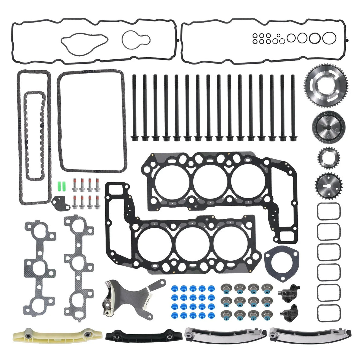 Engine Timing Chain Kit & Head Gasket Set for Jeep Commander (2006–2012)