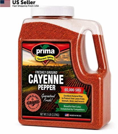 5 LBS Cayenne Pepper Powder for Kitchen Use (Pack of 1)
