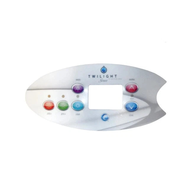 6-Button Keypad Overlay for Master Spa Twilight MAS Series