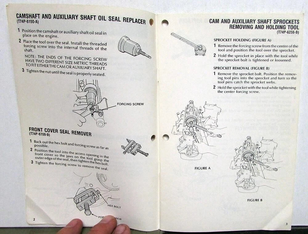 Essential Service Tools Instruction Manual for Ford (1975)