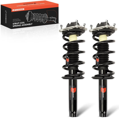 Set of 2 Front Struts w/ Coil Springs for Audi A6 Quattro A7 Quattro (2012–2018) 18-920432, 1345892