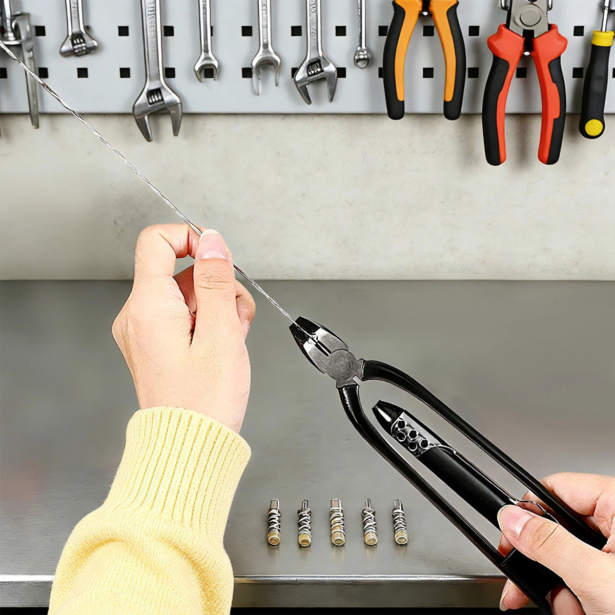 Safety Wire Plier Lock Wire Twisting Tool for Aircraft & Auto Industry