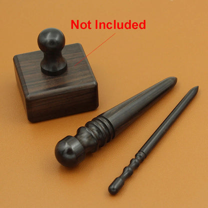 Leather Edge Slicker Burnisher Tool for Automotive Leather Work
