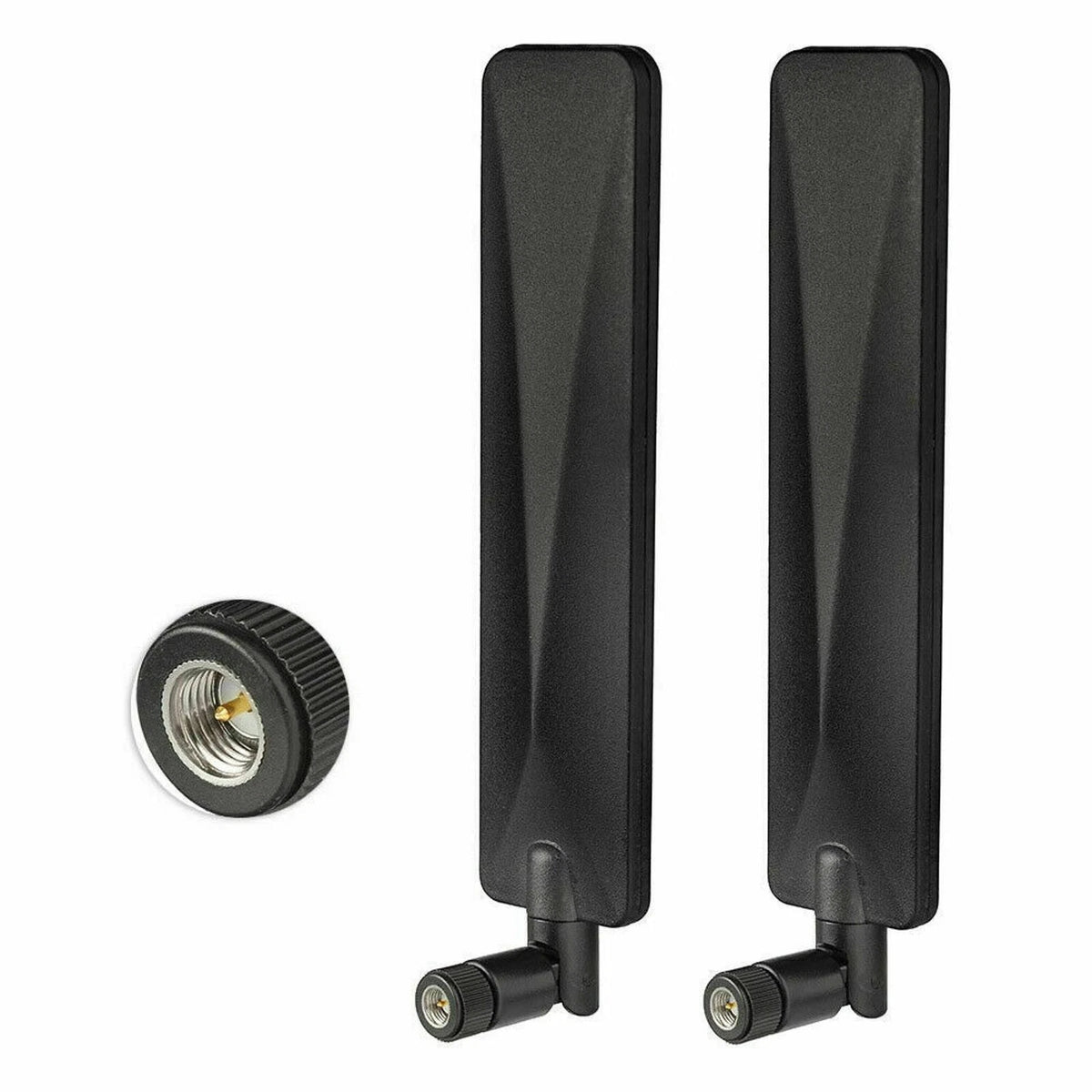 2Pcs 12dBi Black External Antenna for MOFI 4500 Cellular 4G LTE Router