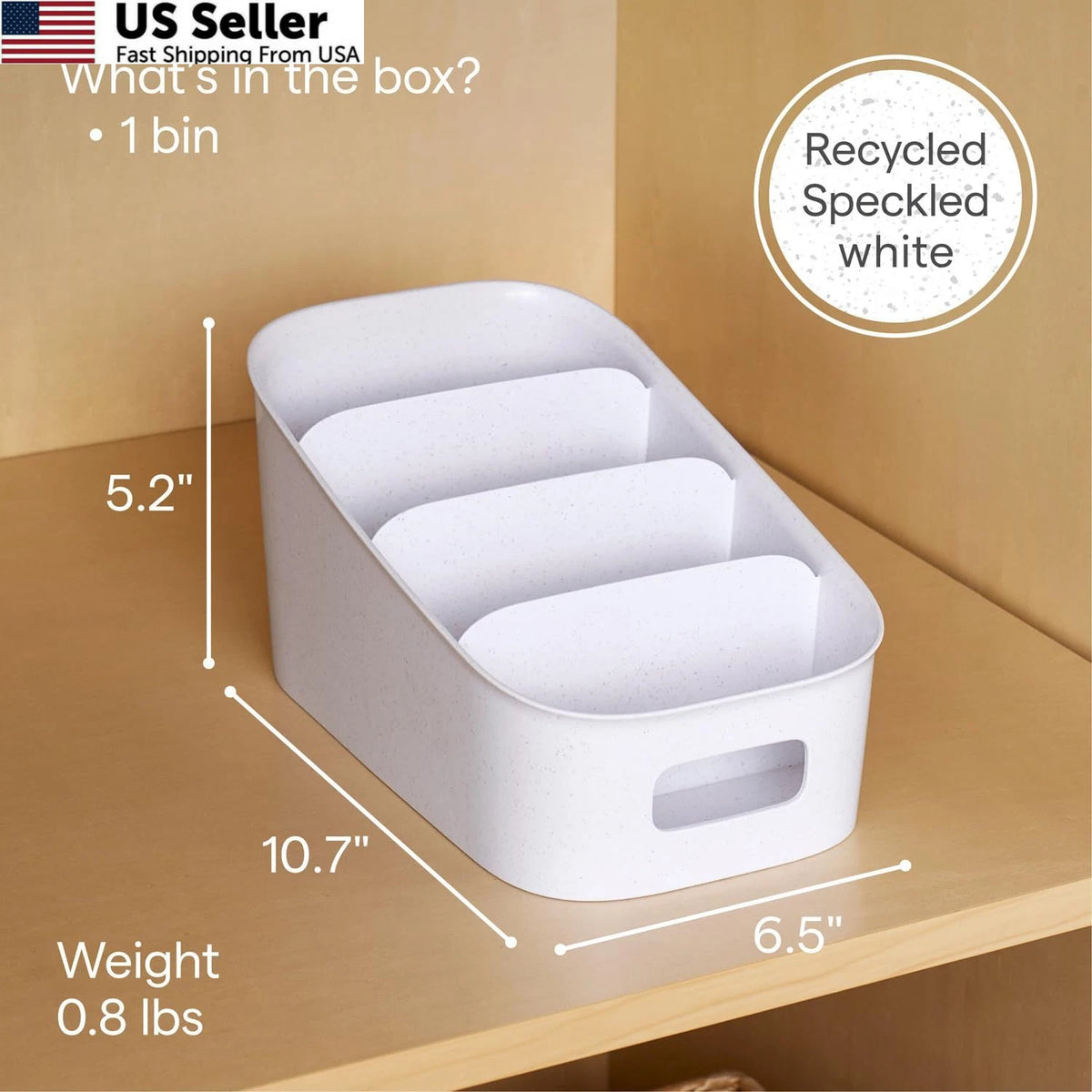 YouCopia ShelfBin Packet Organizer for Tiered Storage (2023)