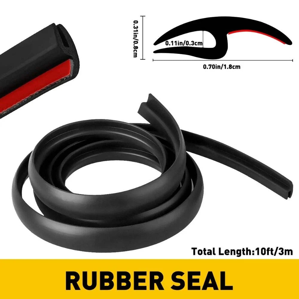Windscreen Universal H Rubber Molding Seal Trim for 10 H Windows