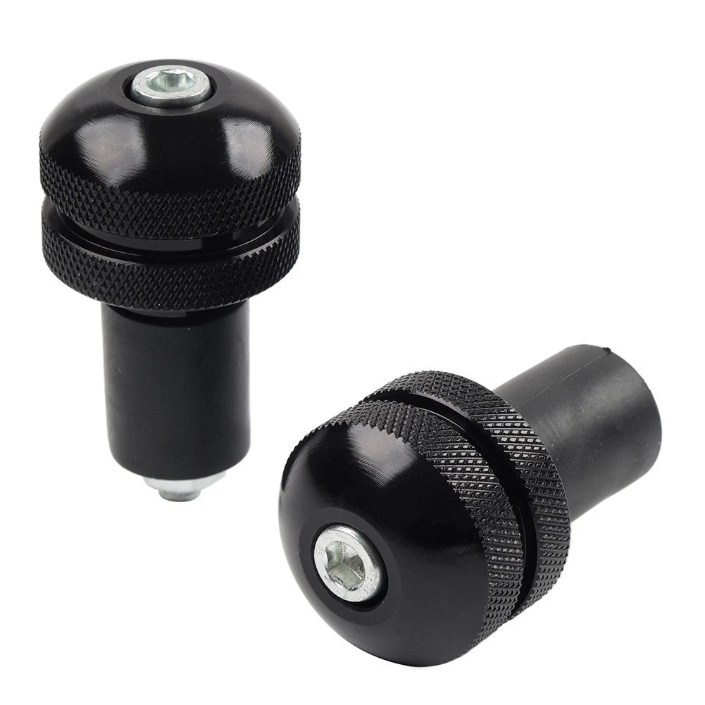 7/8" Motorcycle Handlebar Grips Bar End Cap Plug Slider