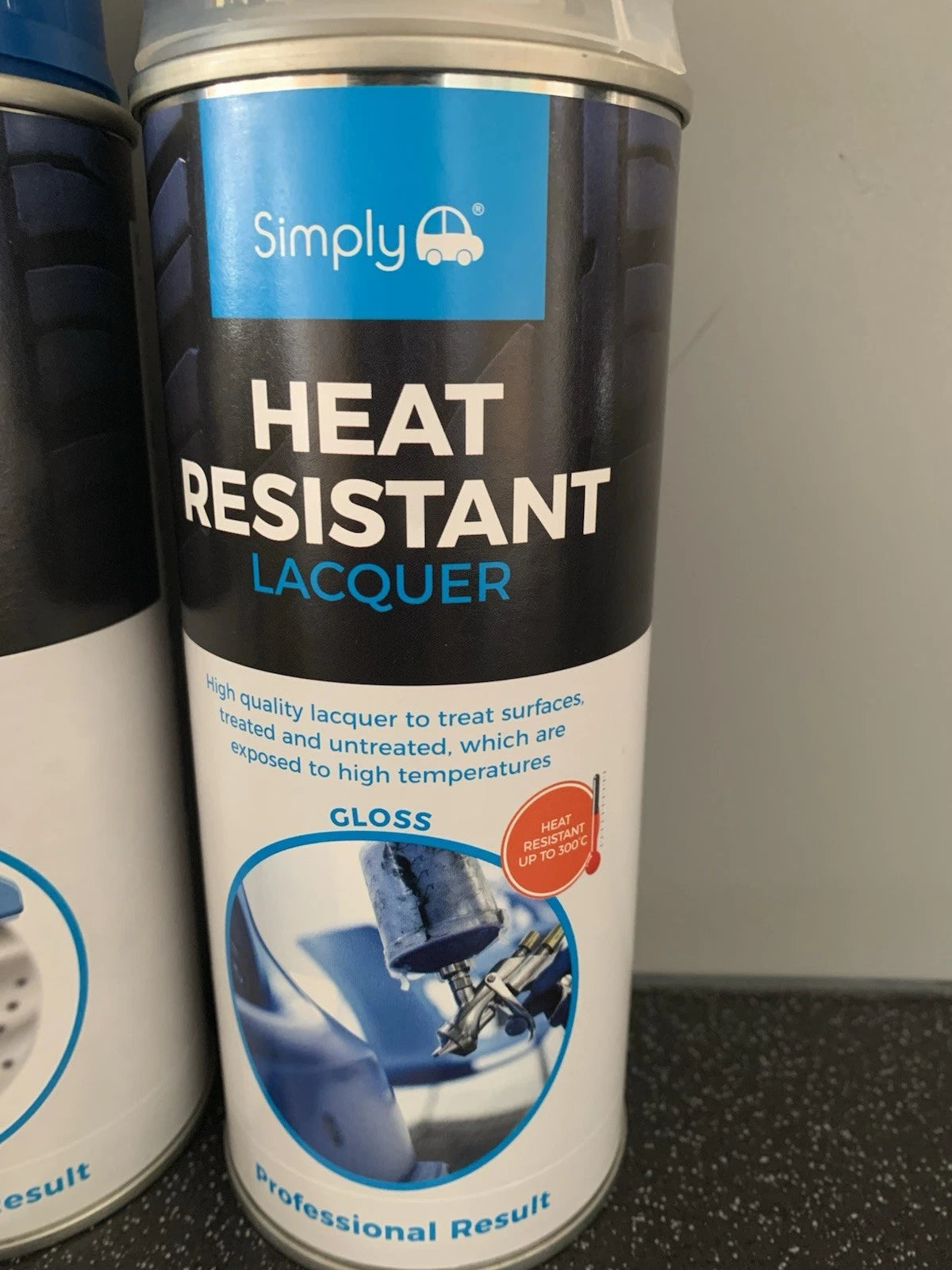 1x Blue Caliper Spray & 1x Clear Lacquer for (bcp)