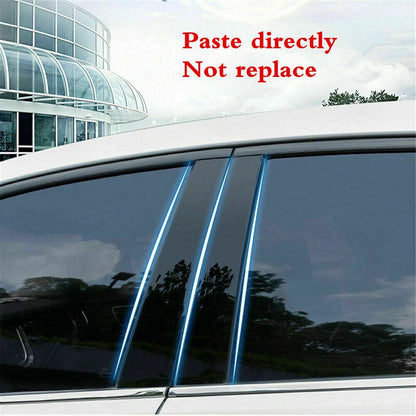 Glossy Black Pillar Posts Window Sticker Cover for Nissan Maxima (2009–2015)