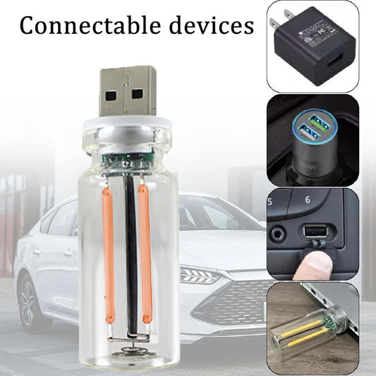 2X USB Touch Controlled Interior Night Lights for Vehicle