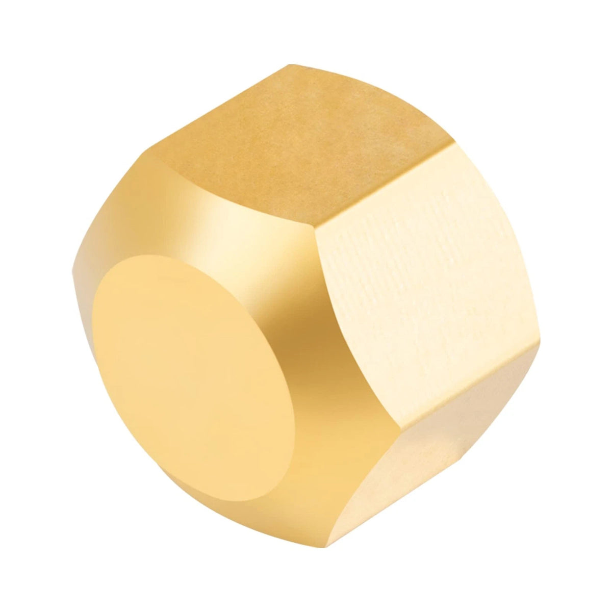 12X 1/4-Inch Brass Compression Cap Stop Valve for Various Applications