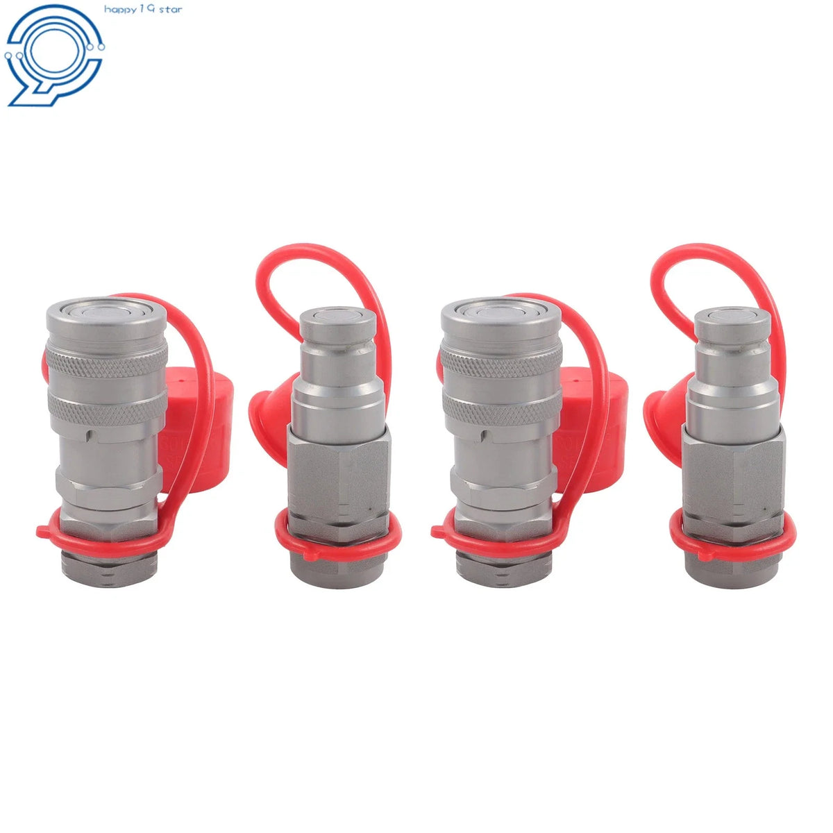 Hydraulic Quick Coupler Set 3/8" Flat Face (NPT) - 2 Pieces