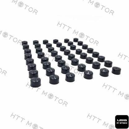 48X Black Cap Cover Kit for Harley (1984–2003) Sportster