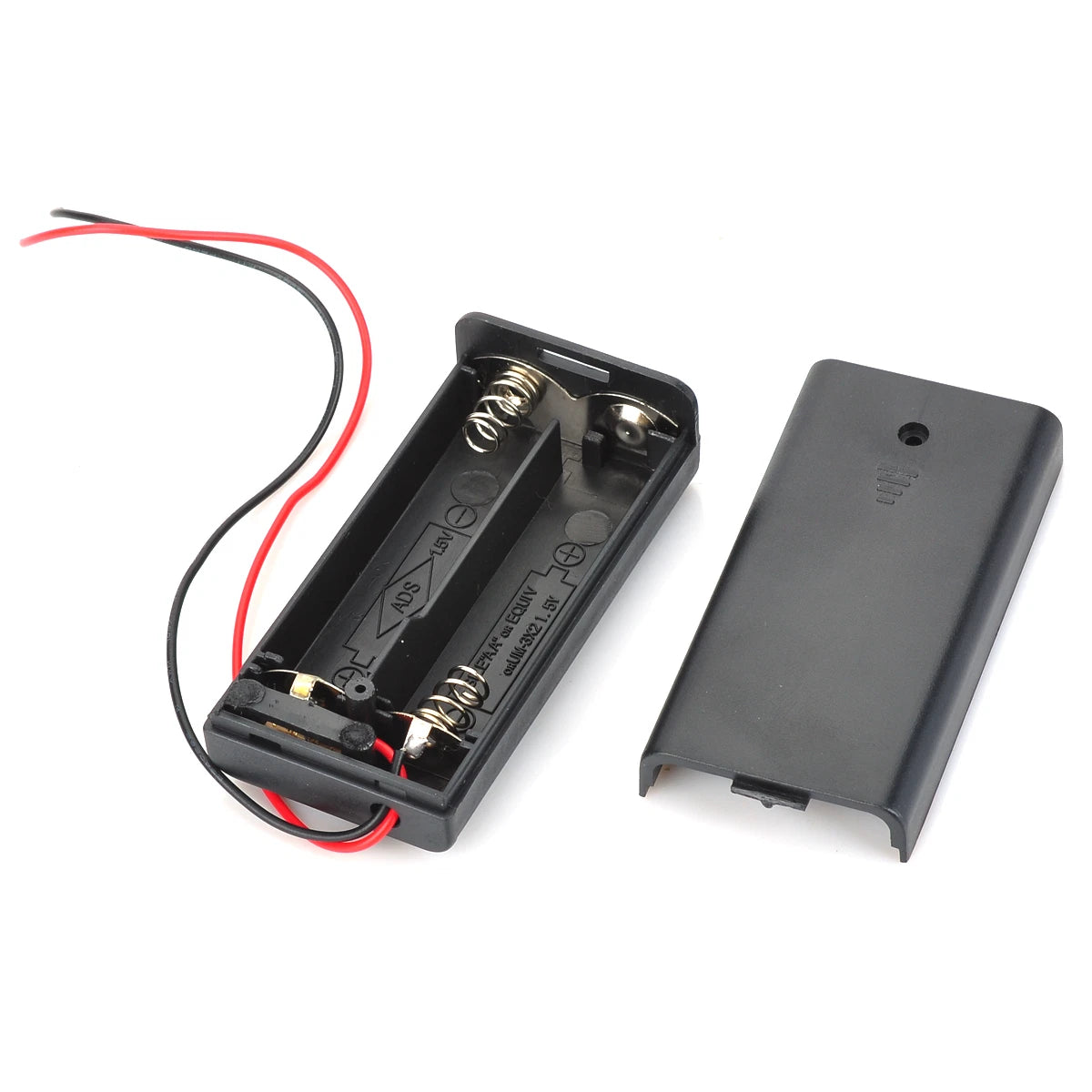 10Pcs AA Battery Holder Box Case with ON/OFF Switch for Various Applications