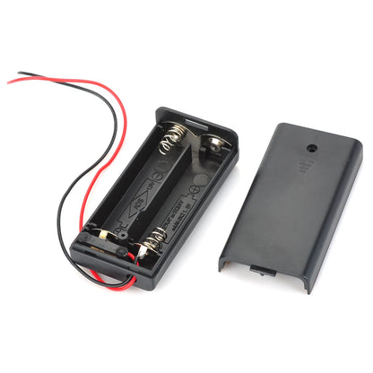 10Pcs AA Battery Holder Box Case with ON/OFF Switch for Various Applications