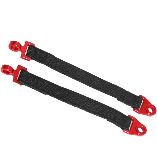 2X Red Rear Suspension Straps for Traxxas 1/7 UDR RC Car