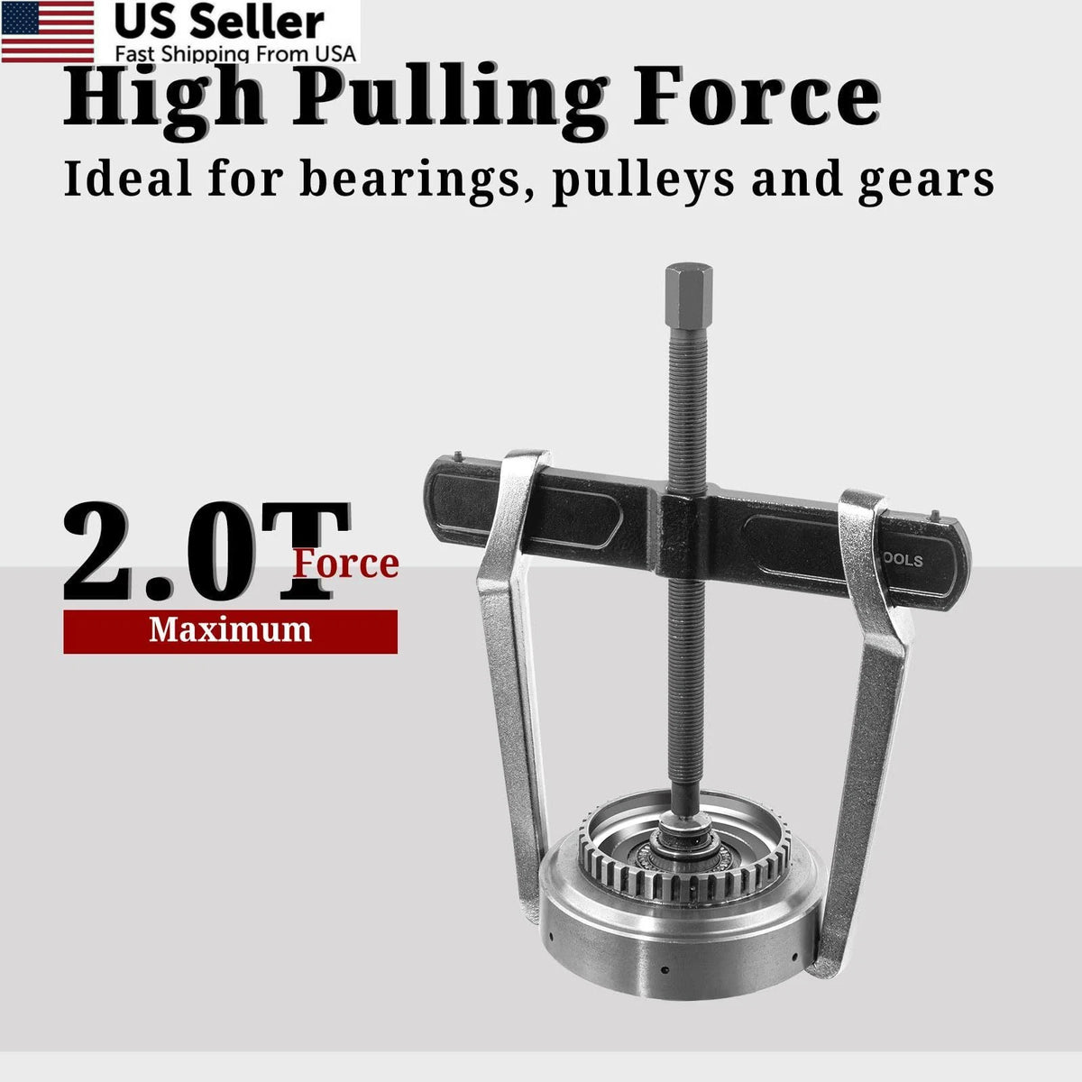2X 4" 2-Jaw Gear Puller for Automotive Applications (Internal/External)