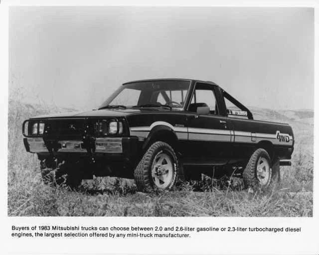 Press Photo for Mitsubishi Truck (1983)
