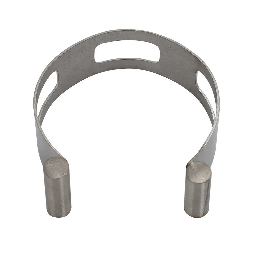 2X 2.5" Stainless Exhaust Tacking Band Clamp-On for Welding Fabrication