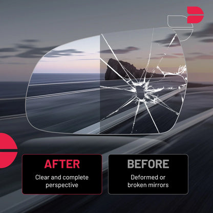 Non-Heated Left Mirror Glass for Audi A3 (2006-2013)