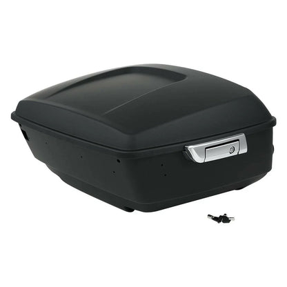 King Trunk Backrest Speakers LED Light Mount Rack for Harley Fat Boy 2008–2017