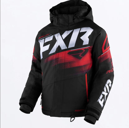 Children's Boost Snowmobile Jacket for FXR (Red, Sizes 4-8)