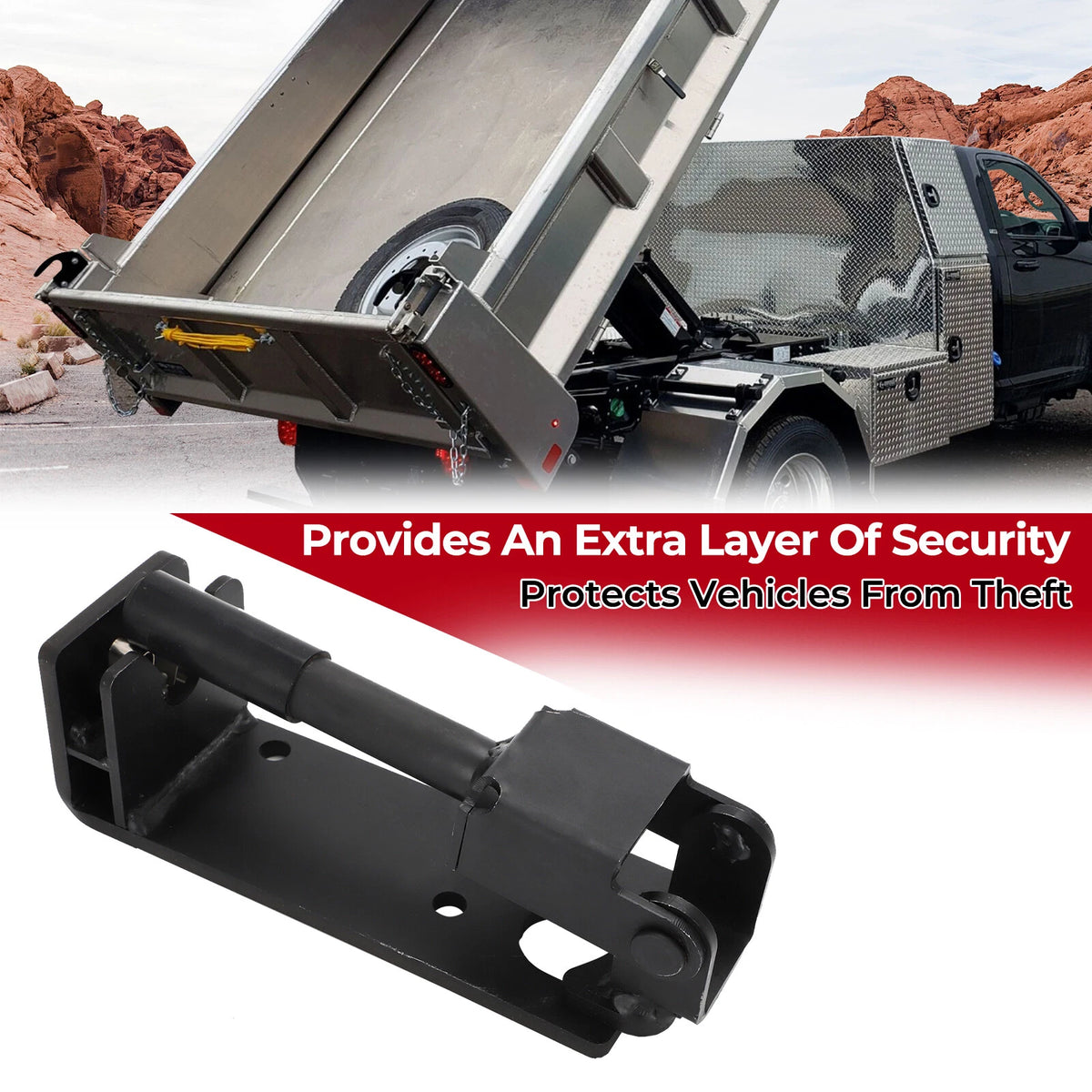 EZ Tailgate Latch Kit for Cars & Trucks Rugby Rear Dump Body