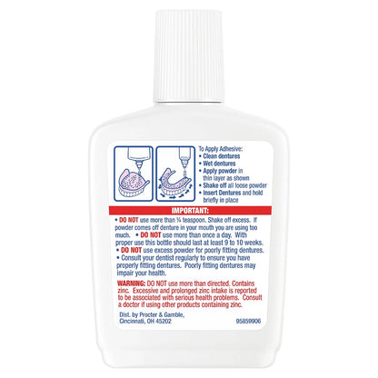 Fixodent Denture Adhesive Powder for Dentures (1.6 Ounce)