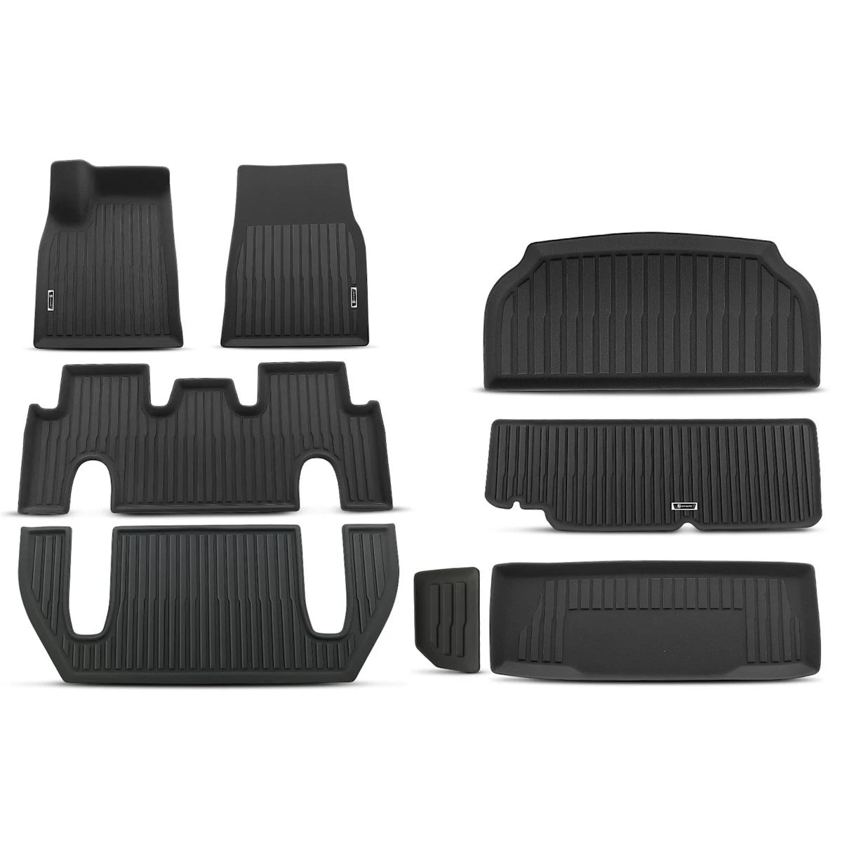 Set of 4 Floor Mats for Tesla X (2022–2024) 18108635, EV, Sport Utility