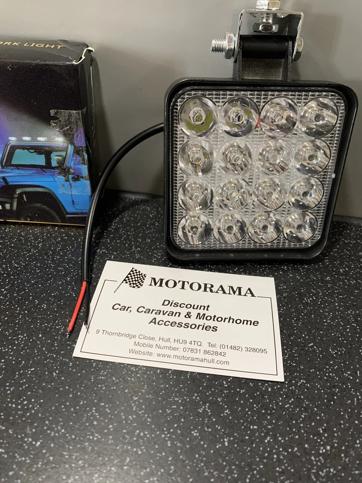 Extra Bright LED Work/Reversing Lamp for Various Vehicles (SLIMSLED)