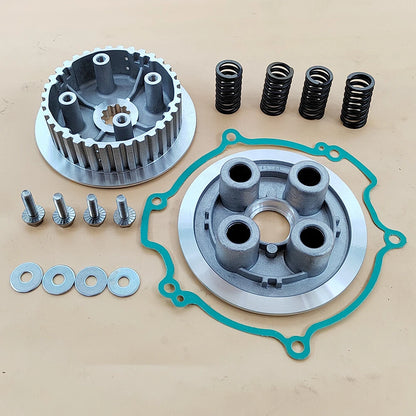 Clutch Kit Inner Hub Pressure Plate W/Gasket for Kawasaki KX80 KX85 KX100 KX112 (11061-0869 13087-1170 13187-1013 13088-1016 13089-1120)