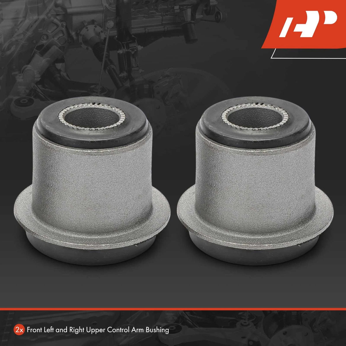 2X Front Upper Control Arm Bushing for Dodge Ram 1500 2500 Van (52106434AA, K7118)