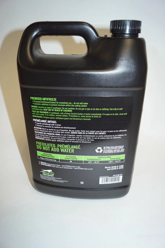 1 Gallon OEM Antifreeze Coolant for Arctic Cat (6639-916, 2436-871)