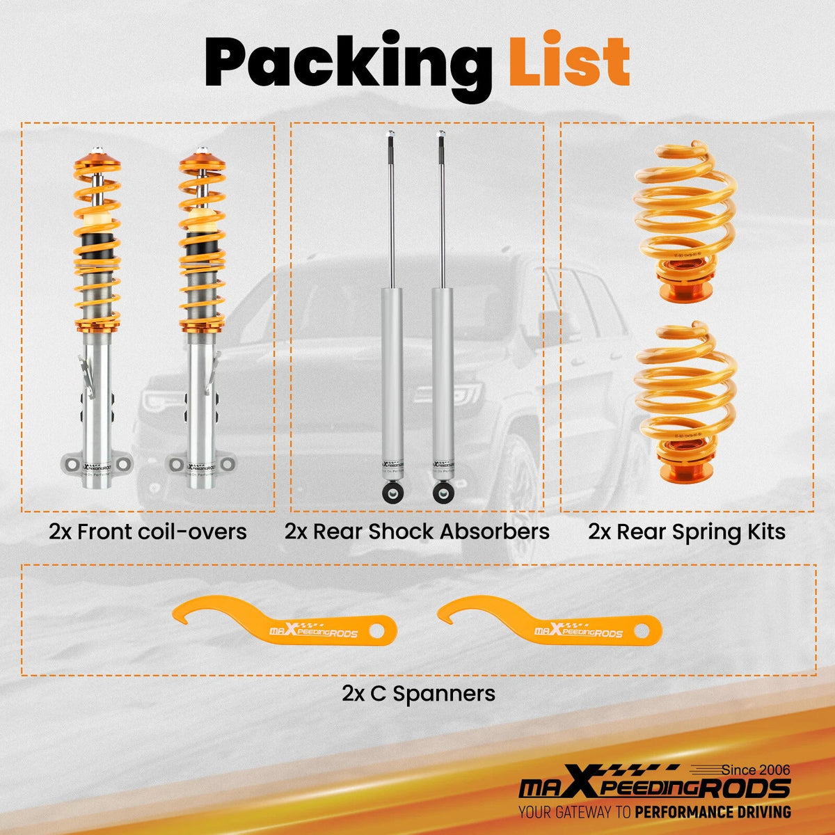 Coilover Suspension Kit for BMW E36 M3 (1990–1999)