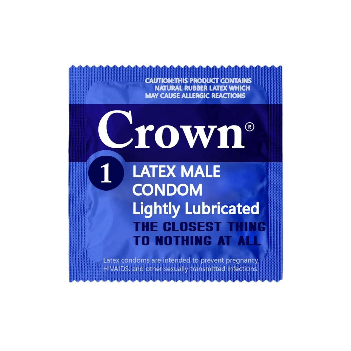 50 Count Lubricated Latex Condoms for Universal Use (Pack of 1)