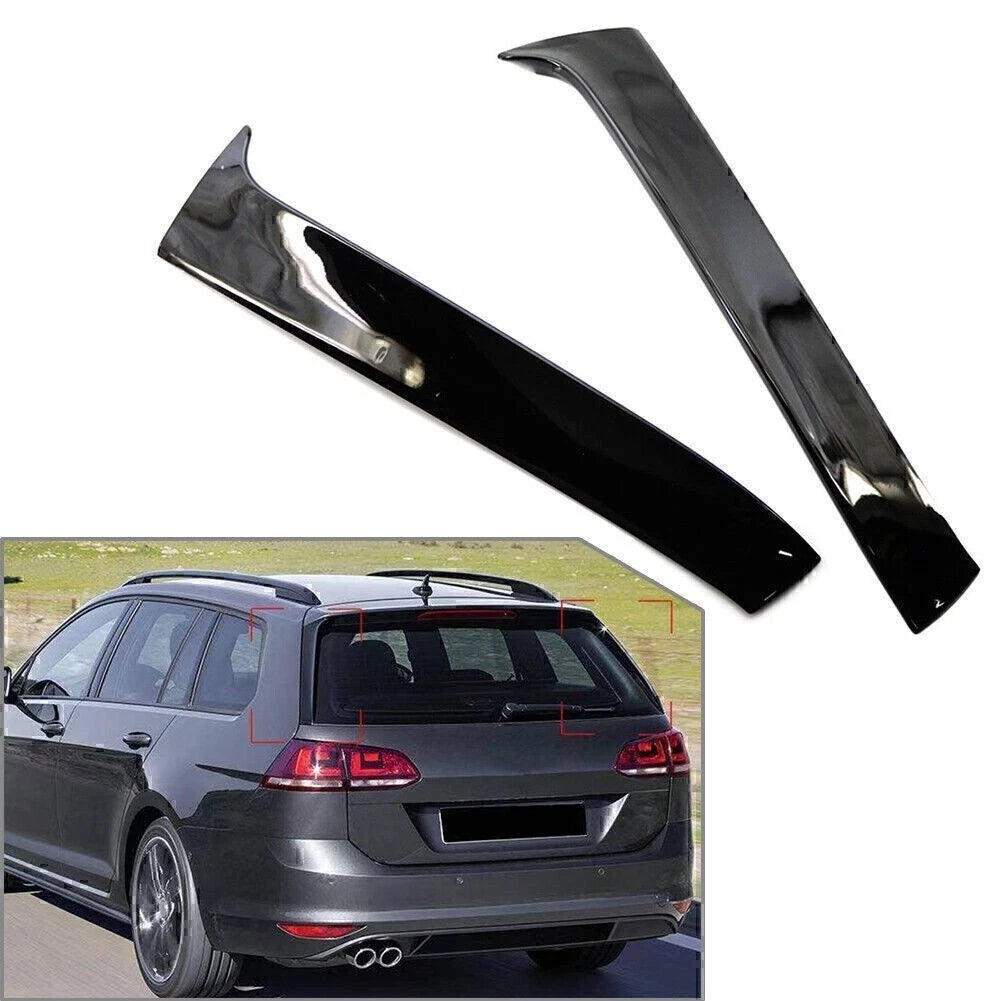 Rear Window Side Spoiler Canard Splitter Trim for VW Golf 7 Variant (2013–2017)