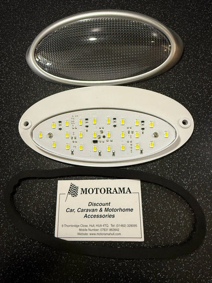 LED Awning Light for Caravan/Motorhome/Boat (12/24V) Silver Casing