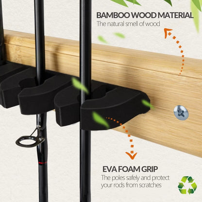 Fishing Rod Holders for Garage (Fits )