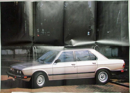 Sales Folder Poster for BMW 528e 533i (1983)