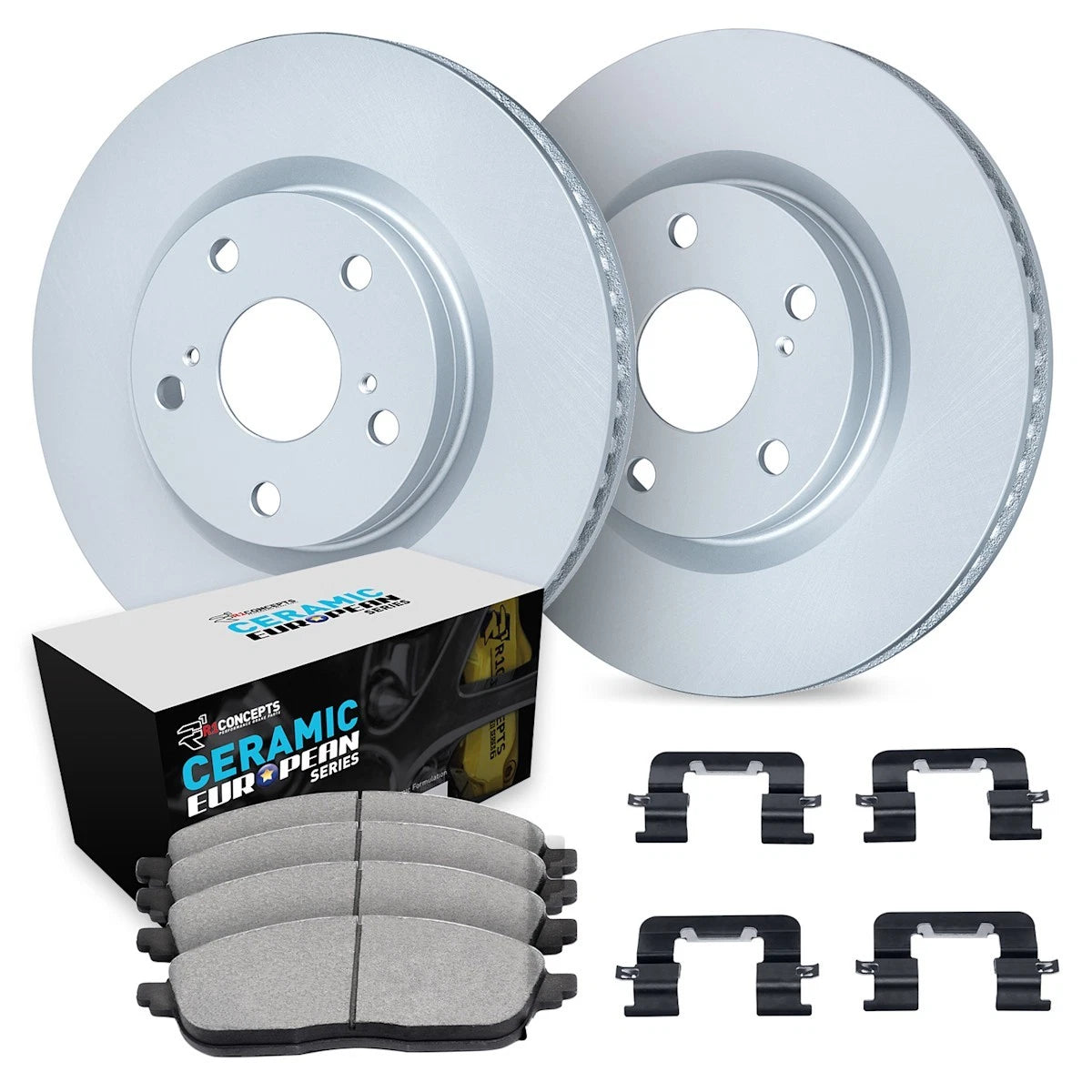 2X Brake Disc and Pad Kit for Mercedes-Benz SLK250 (2008–2015) WDTH1-63051