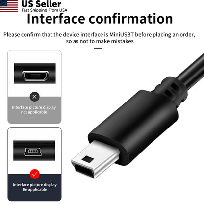 Mini USB OTG Cable for Digital Cameras (1 Pack, Black)