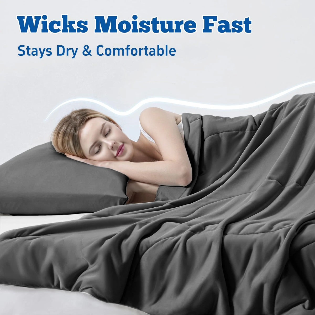 Cooling Comforter Set for Queen Size (Cooling Pillowcases Included)