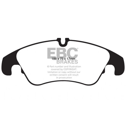 EBC Redstuff Front Brake Pads for Audi S5 (2012–2017) TLX-ebcDP32022C-CL360A71