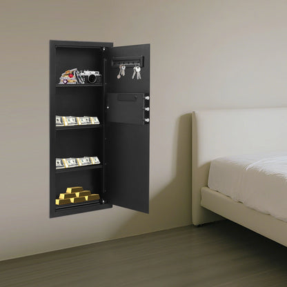 Fireproof Hidden Lock Wall Safe for Home Security