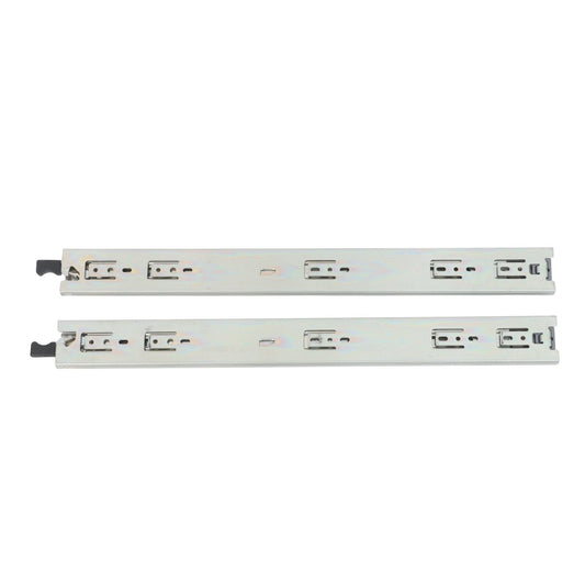 1 Pair 20 Inch Locking Drawer Slides Full Extension 150 lb Load Capacity