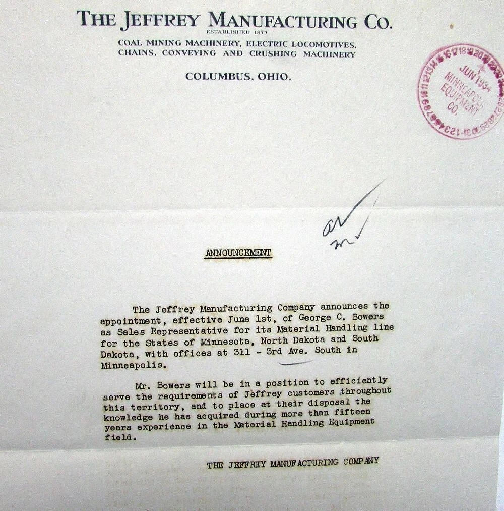 Chains & Sprockets for Jeffrey Elevators & Conveyors (1930s)