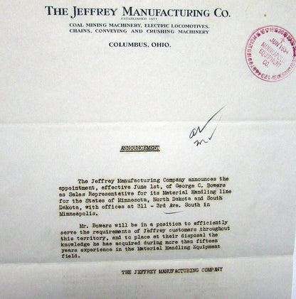 Chains & Sprockets for Jeffrey Elevators & Conveyors (1930s)
