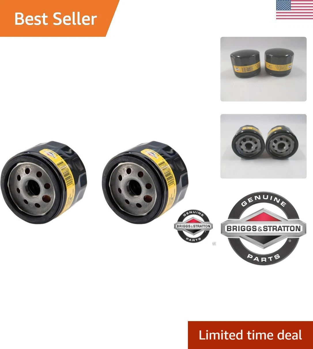 2X Lawn Mower Oil Filter for Optimal Performance