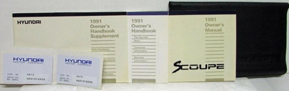 Owners Manual for Hyundai Scoupe (1991)