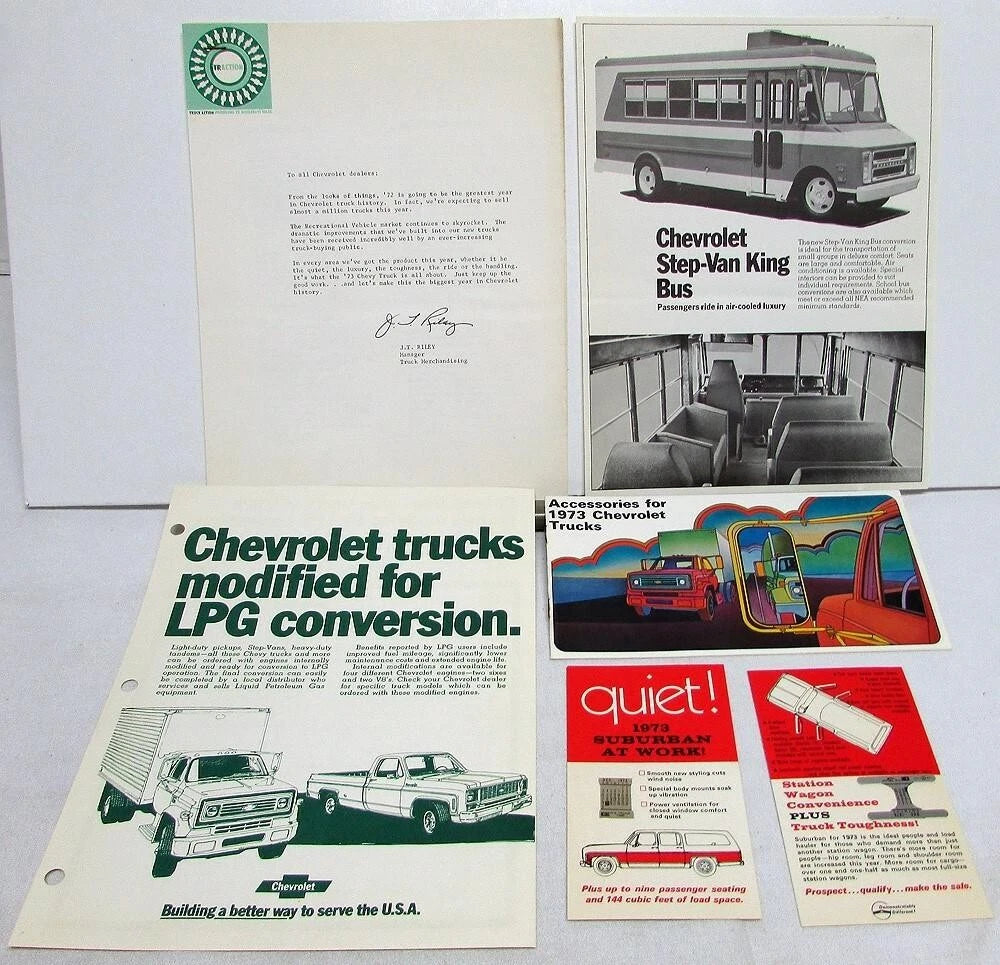Traction Promo Folder for Chevrolet Truck (1973)